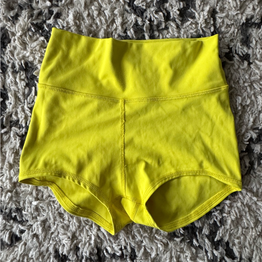 Five dancewear womens xs yellow dance bike booty shorts
